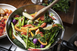 Stir-fried vegetables